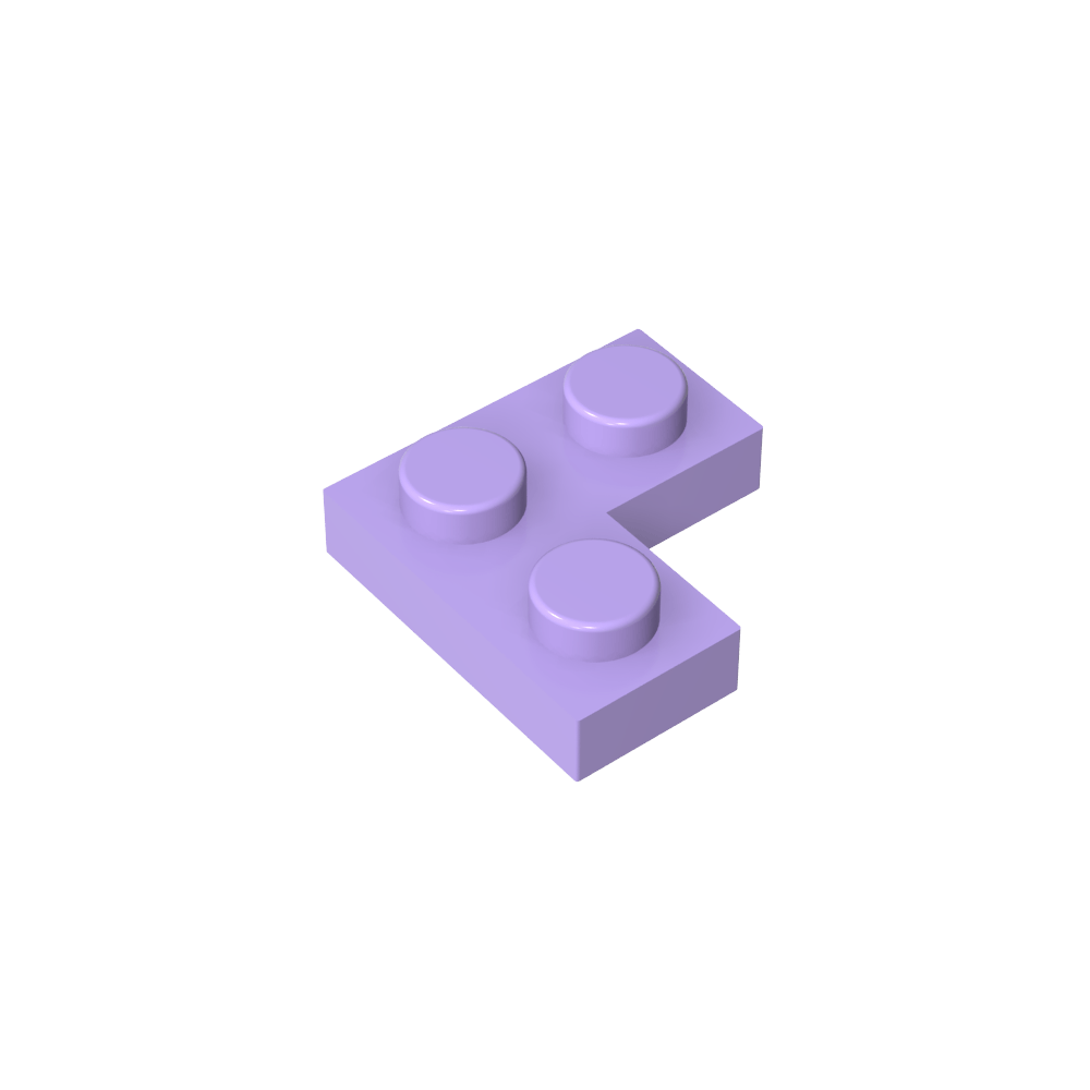 Placa 2 x 2 Esquina-MyGobricksEs