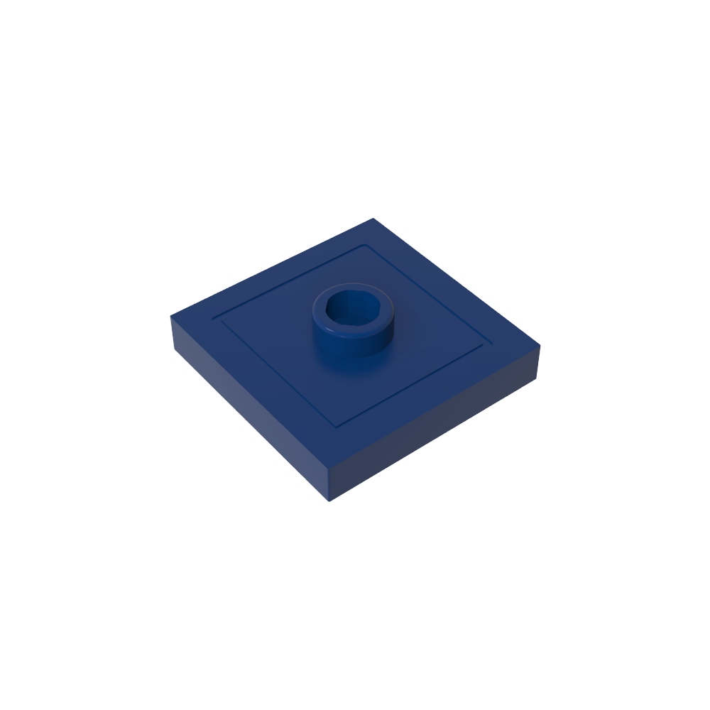 Placa especial 2 x 2 con ranura y perno central (puente)-MyGobricksEs