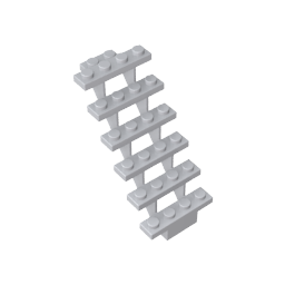 Escaleras 7 x 4 x 6 Rectas Abiertas-MyGobricksEs