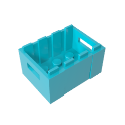 Caja / cajón con asideros-MyGobricksEs