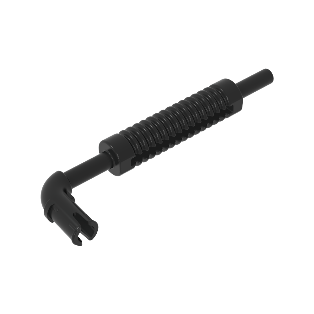 Tubo de escape con pasador Technic - Extremo plano, orificio redondeado-MyGobricksEs