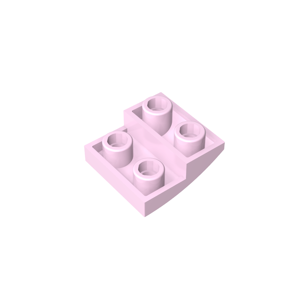 Pendiente Curva 2 x 2 Invertida-MyGobricksEs