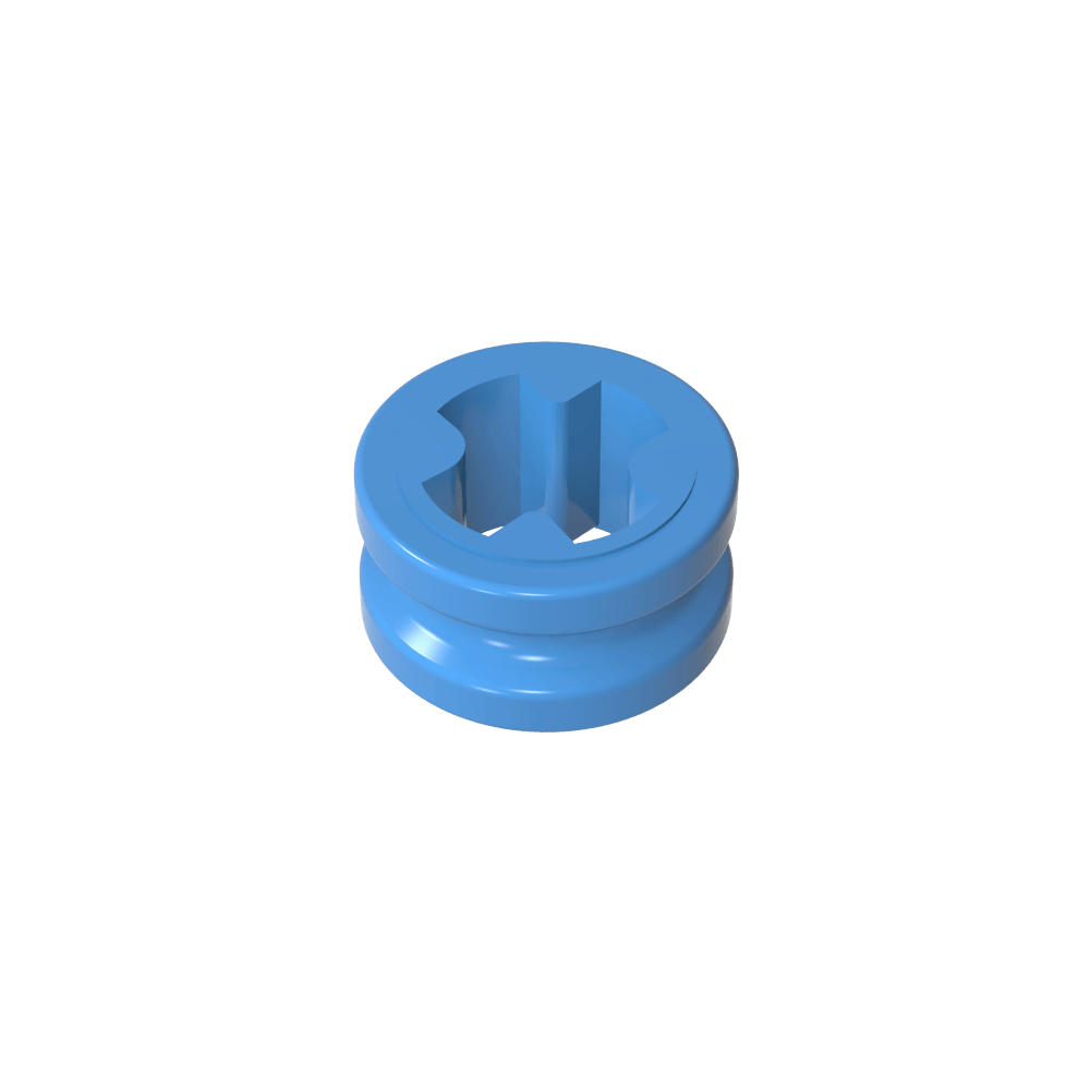 Casquillo Technic 1/2 Liso con Orificio para Eje Reducido-MyGobricksEs