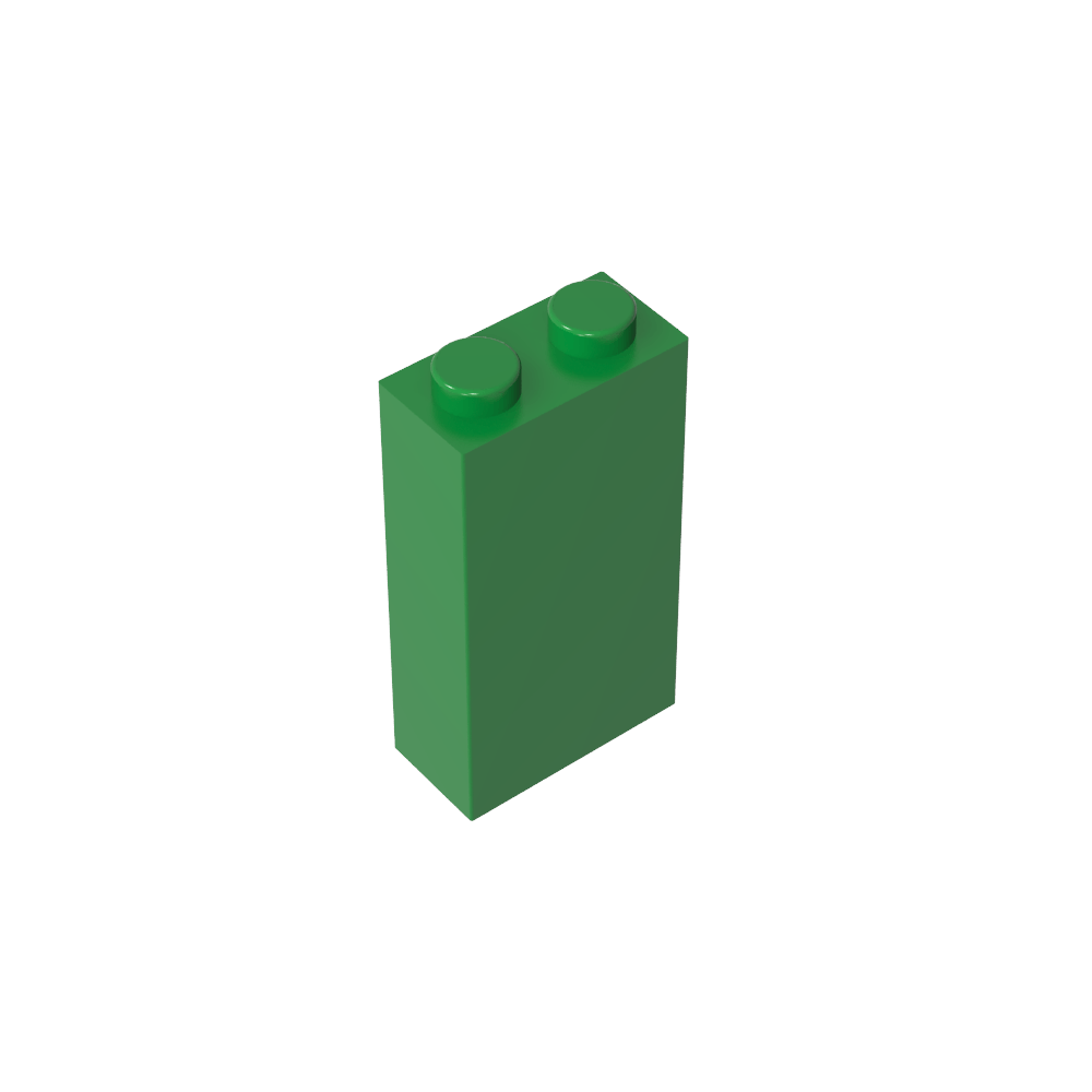 Ladrillo 1 x 2 x 3 con soporte para perno inferior-MyGobricksEs