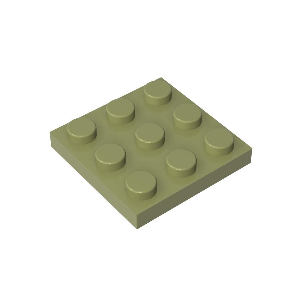 Placa 3 x 3-MyGobricksEs