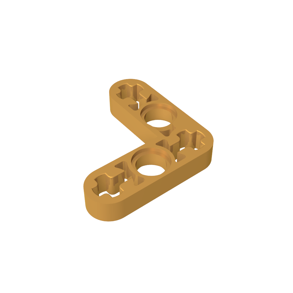 Viga técnica 3 x 3 en forma de L delgada-MyGobricksEs