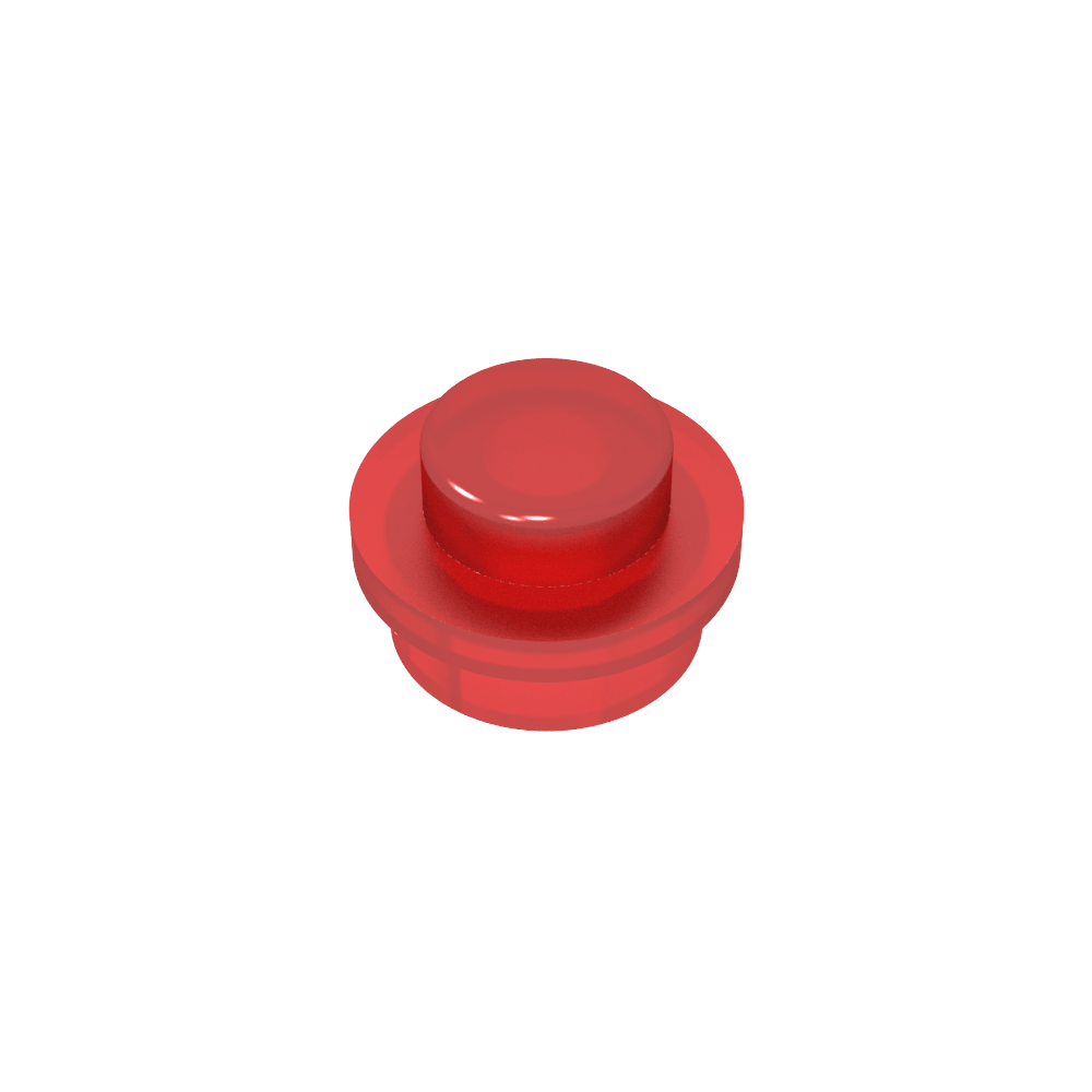 Placa Redonda 1 x 1 con Perno Sólido-MyGobricksEs