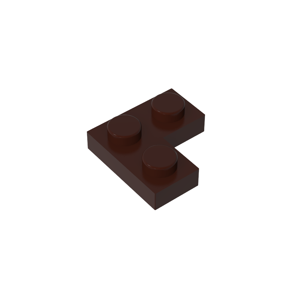 Placa 2 x 2 Esquina-MyGobricksEs