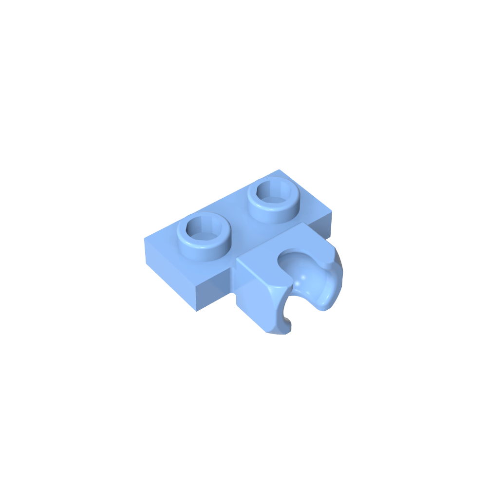 Placa especial 1 x 2 Copa lateral central de 5,9 mm-MyGobricksEs