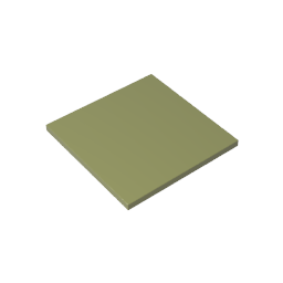 Azulejo de 6 x 6 con tubos inferiores-MyGobricksEs