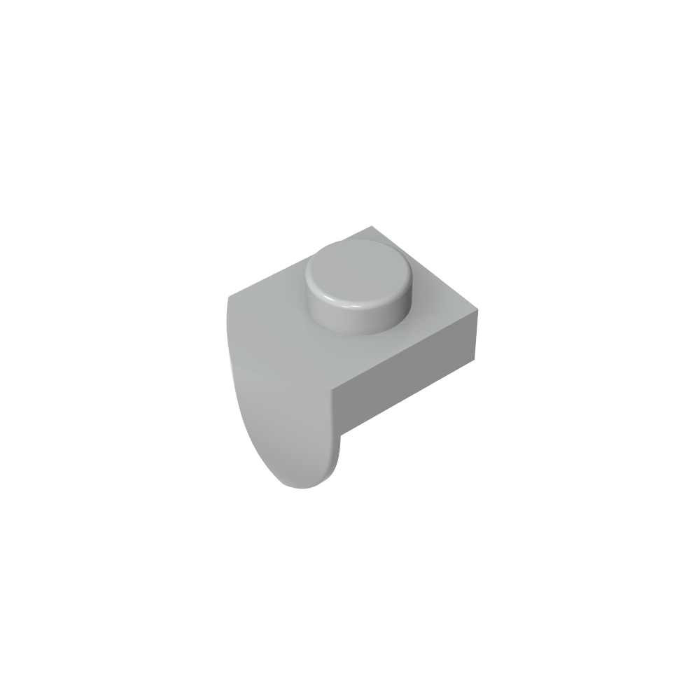 Placa Especial 1 x 1 con Diente Vertical-MyGobricksEs