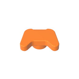 Figura, utensilio controlador de videojuegos-MyGobricksEs