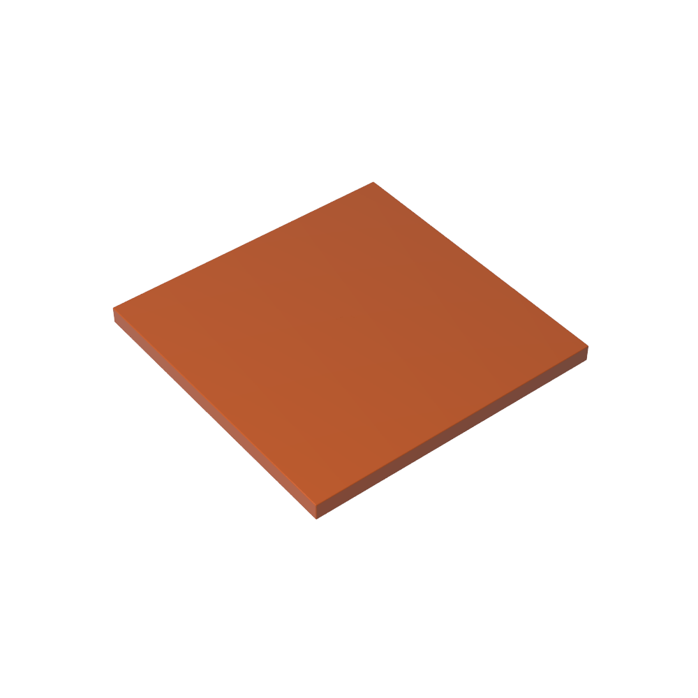 Azulejo de 6 x 6 con tubos inferiores-MyGobricksEs