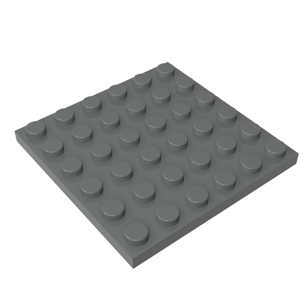 Placa 6 x 6-MyGobricksEs