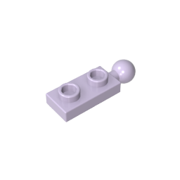 Placa especial 1 x 2 con bola de remolque final-MyGobricksEs