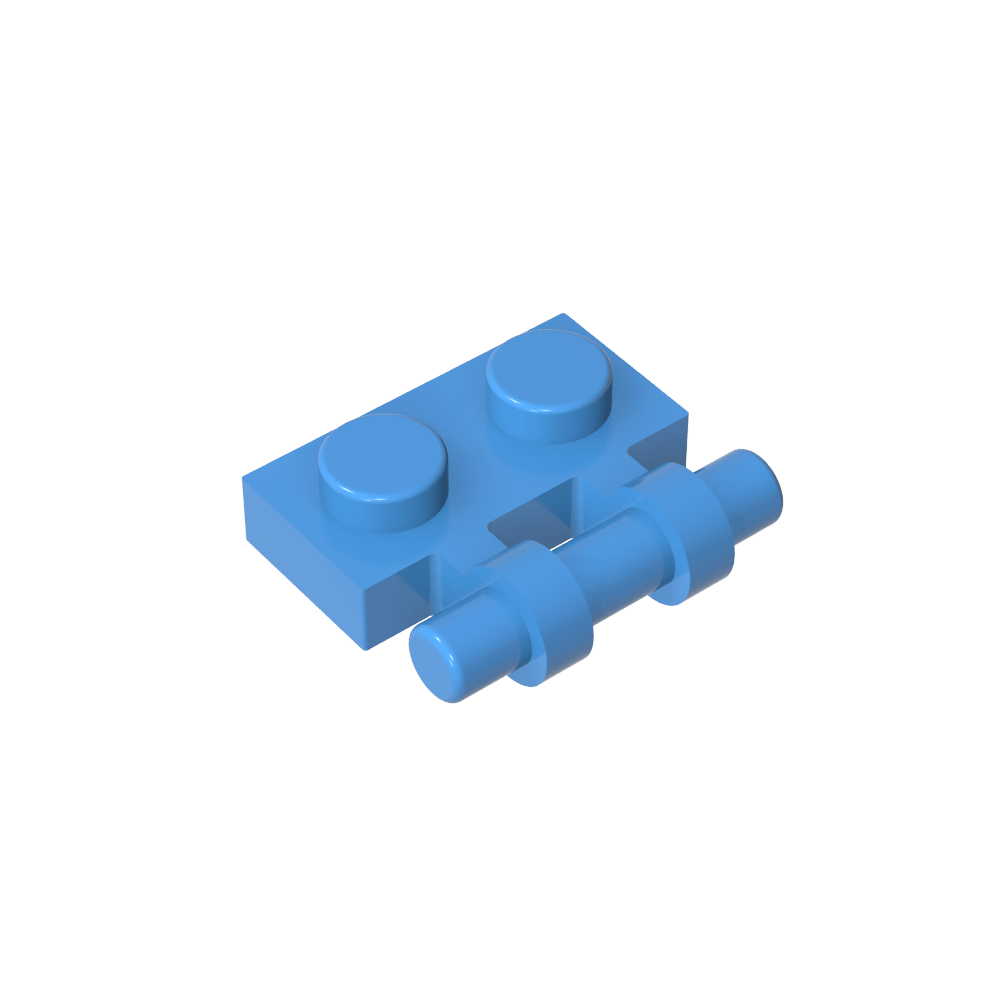 Placa especial 1 x 2 asas laterales [extremos libres]-MyGobricksEs