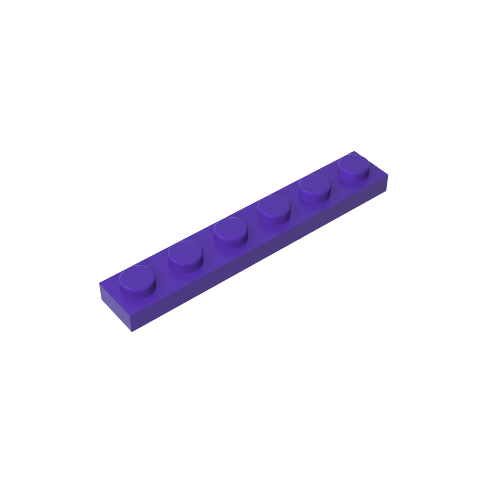 Placa 1 x 6-MyGobricksEs