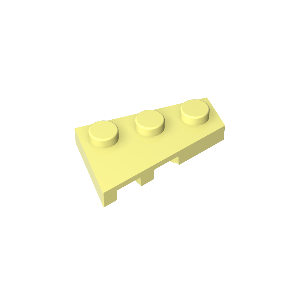 Placa de cuña 3 x 2 derecha-MyGobricksEs