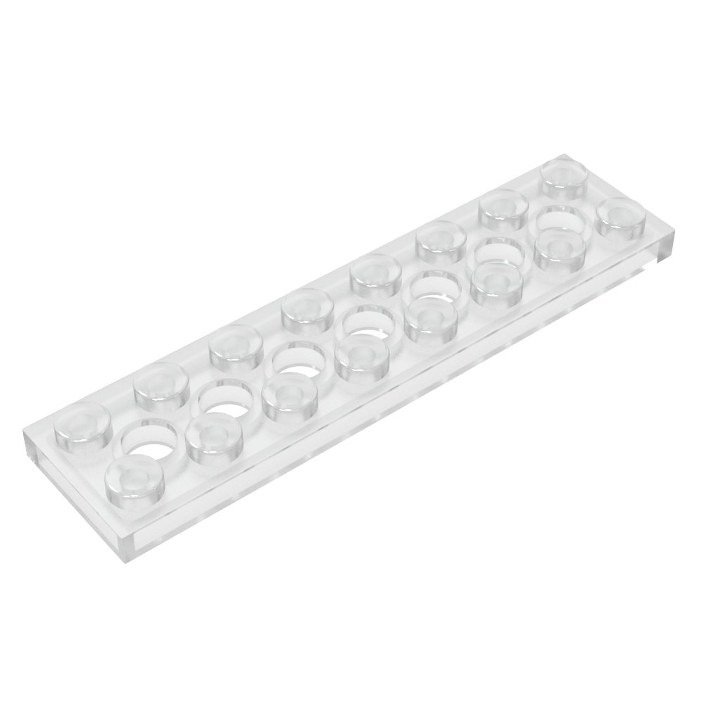 Placa técnica 2 x 8 [7 agujeros]-MyGobricksEs