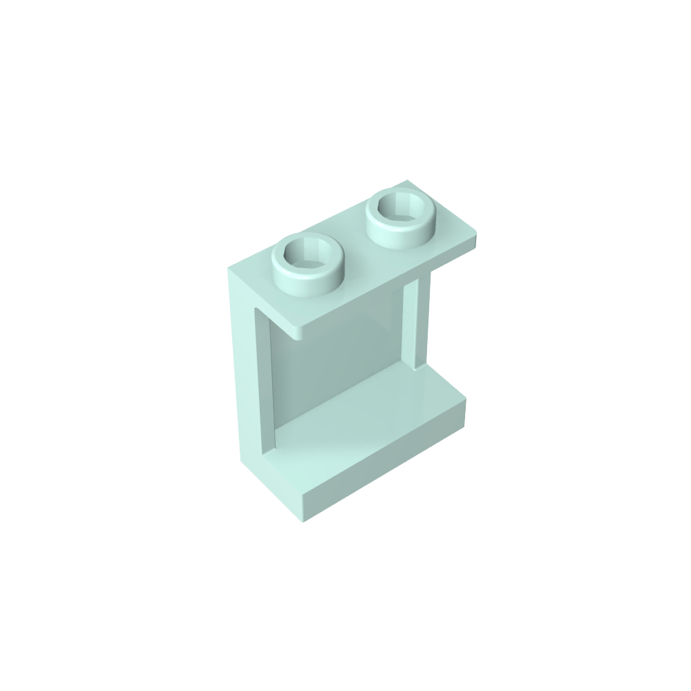 Panel 1 x 2 x 2 [Soportes laterales / Montantes huecos]-MyGobricksEs