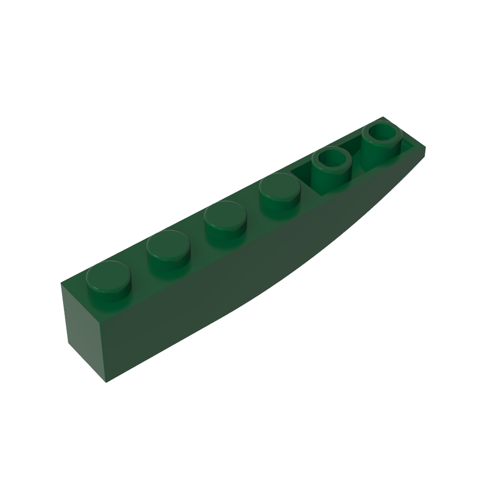 Ladrillo Curvo 6 x 1 Invertido-MyGobricksEs