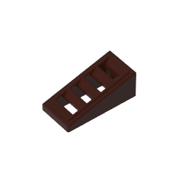 Pendiente 18° 2 x 1 x 2/3 con 4 ranuras-MyGobricksEs