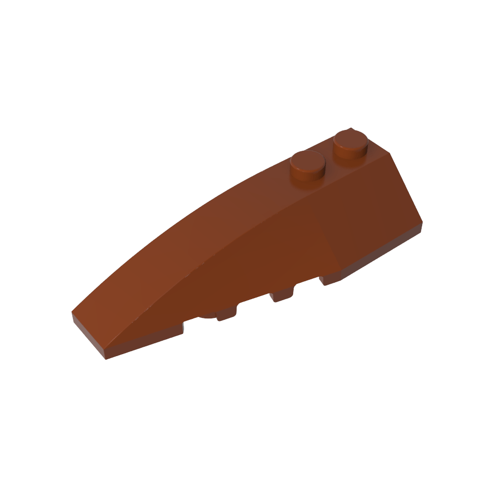 Cuña curva 6 x 2 izquierda-MyGobricksEs
