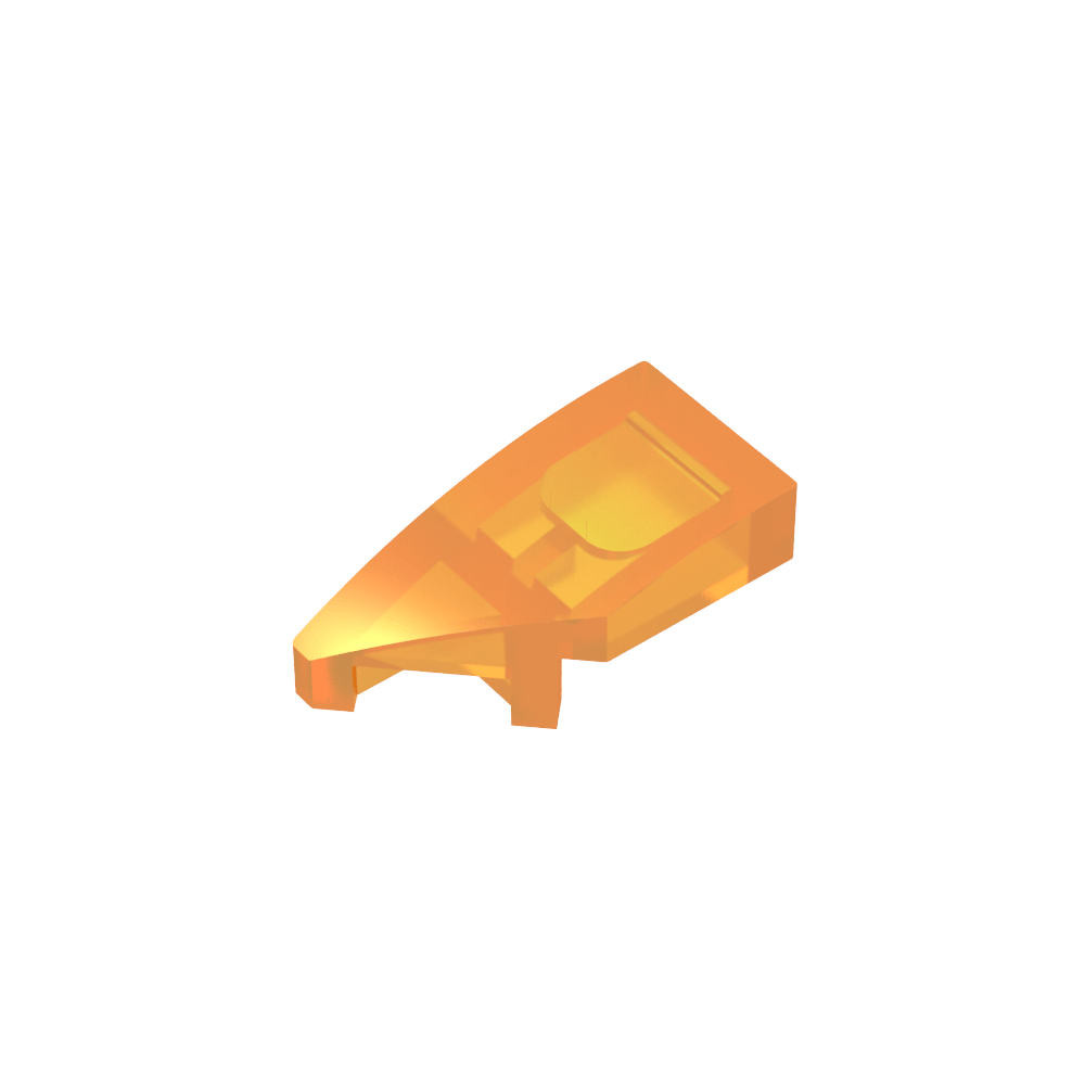 Pendiente curva 2 x 1 con muesca para perno a la izquierda-MyGobricksEs