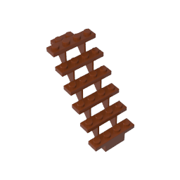 Escaleras 7 x 4 x 6 Rectas Abiertas-MyGobricksEs
