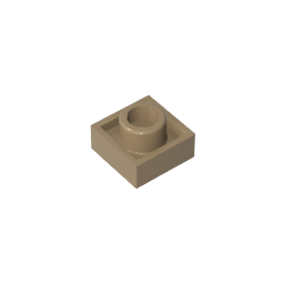 1 x 1 tablero de doble cara-MyGobricksEs