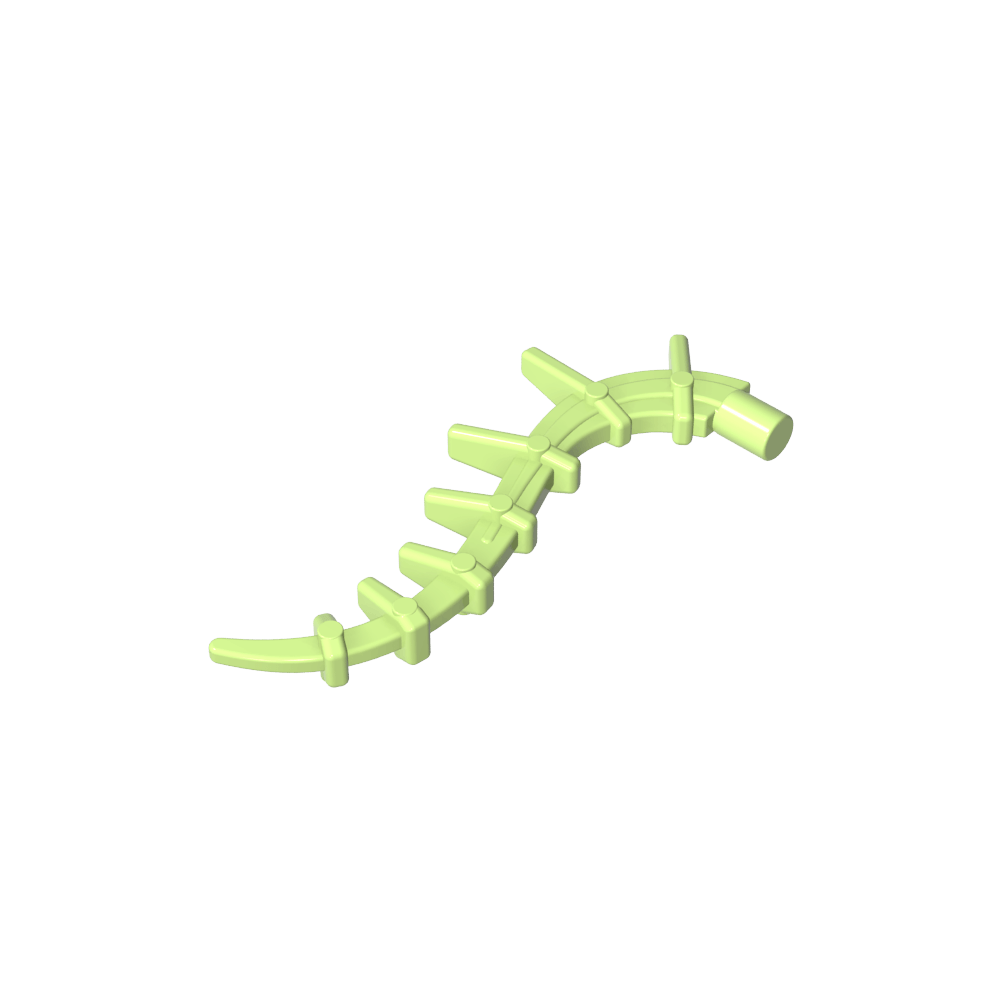 Parte del cuerpo de una planta o criatura, enredadera, cola, tentáculo o espina de Bionicle, puntiaguda-MyGobricksEs