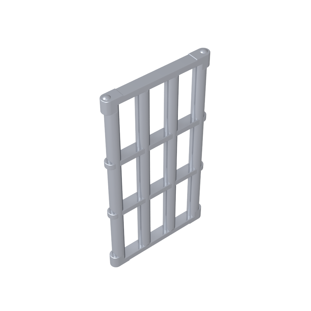 Rejilla de puerta 1 x 4 x 6-MyGobricksEs