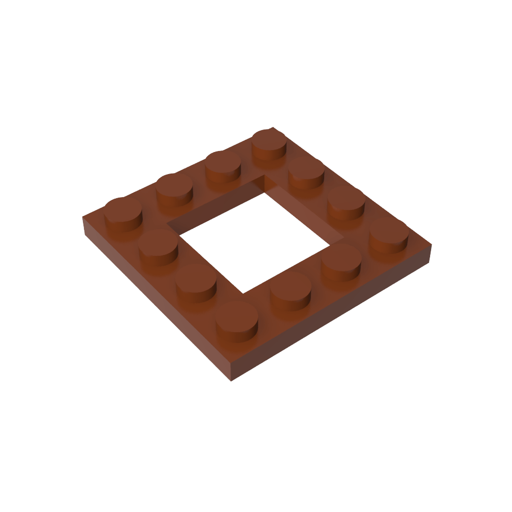 Placa especial 4 x 4 con recorte 2 x 2-MyGobricksEs