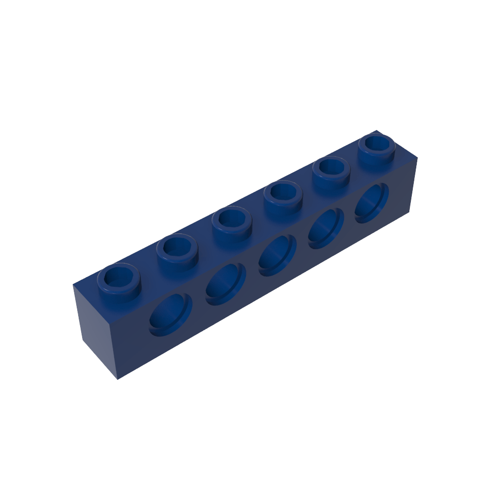Ladrillo técnico 1 x 6 [5 agujeros]-MyGobricksEs
