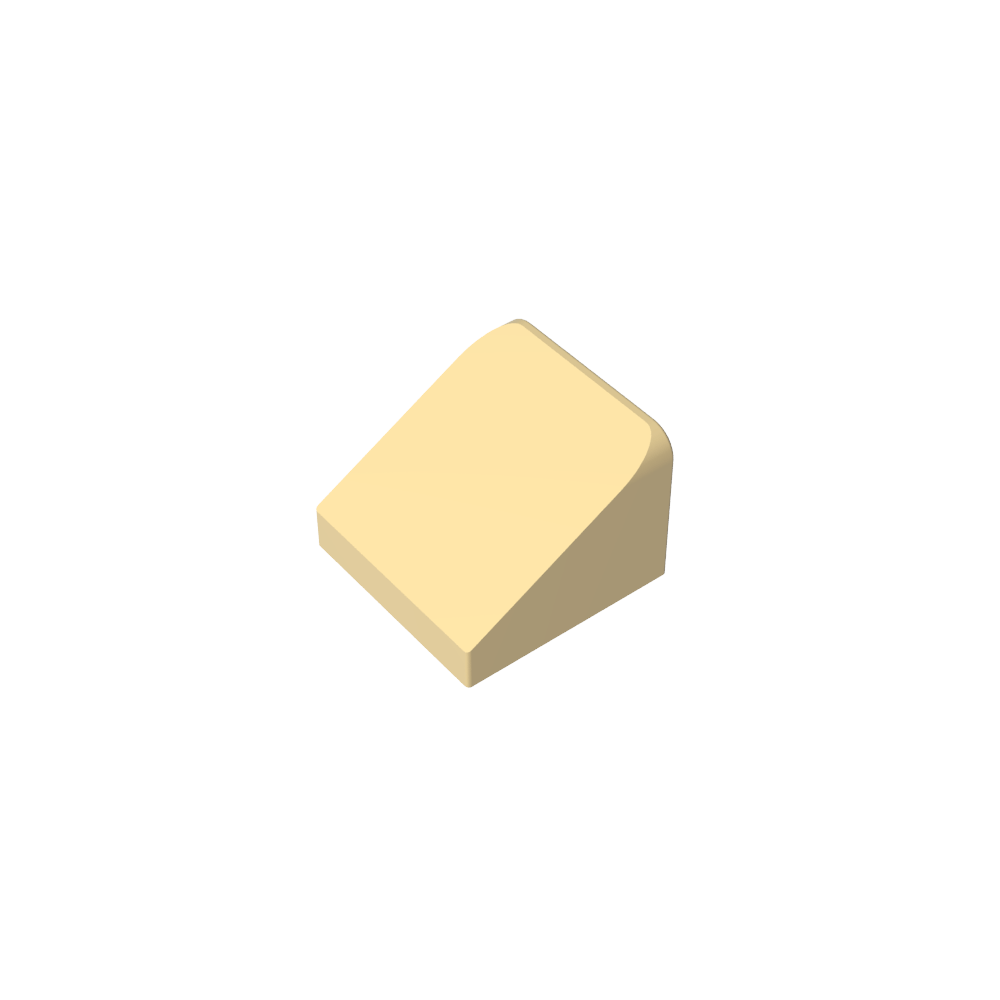 Pendiente 30° 1 x 1 x 2/3 (Pendiente de queso), Pendiente 30 1 x 1 Pendiente-MyGobricksEs