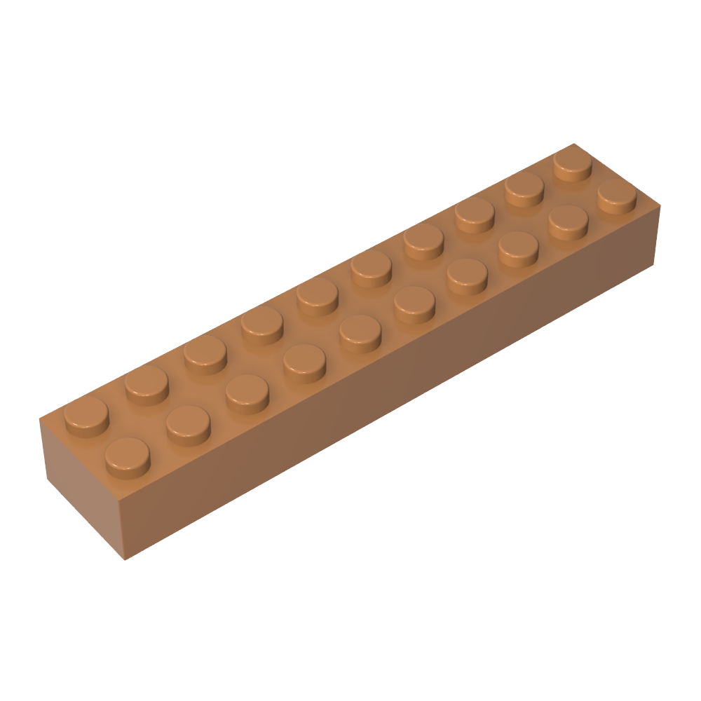 Ladrillo 2 x 10-MyGobricksEs