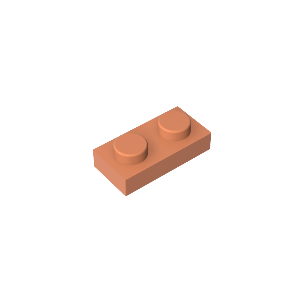 Placa 1 x 2-MyGobricksEs