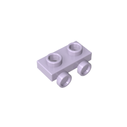 Placa modificada 1 x 2 con 2 puntos salientes-MyGobricksEs