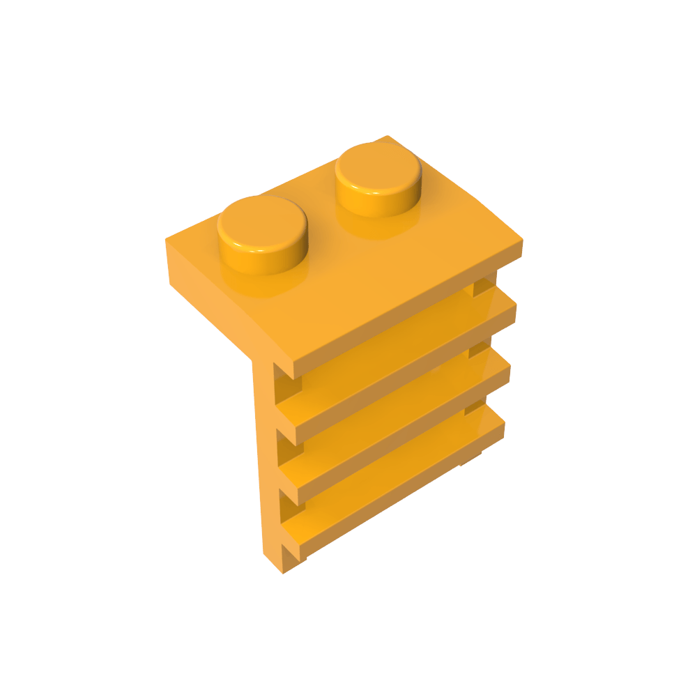 Placa Especial 1 x 2 con Escalera-MyGobricksEs