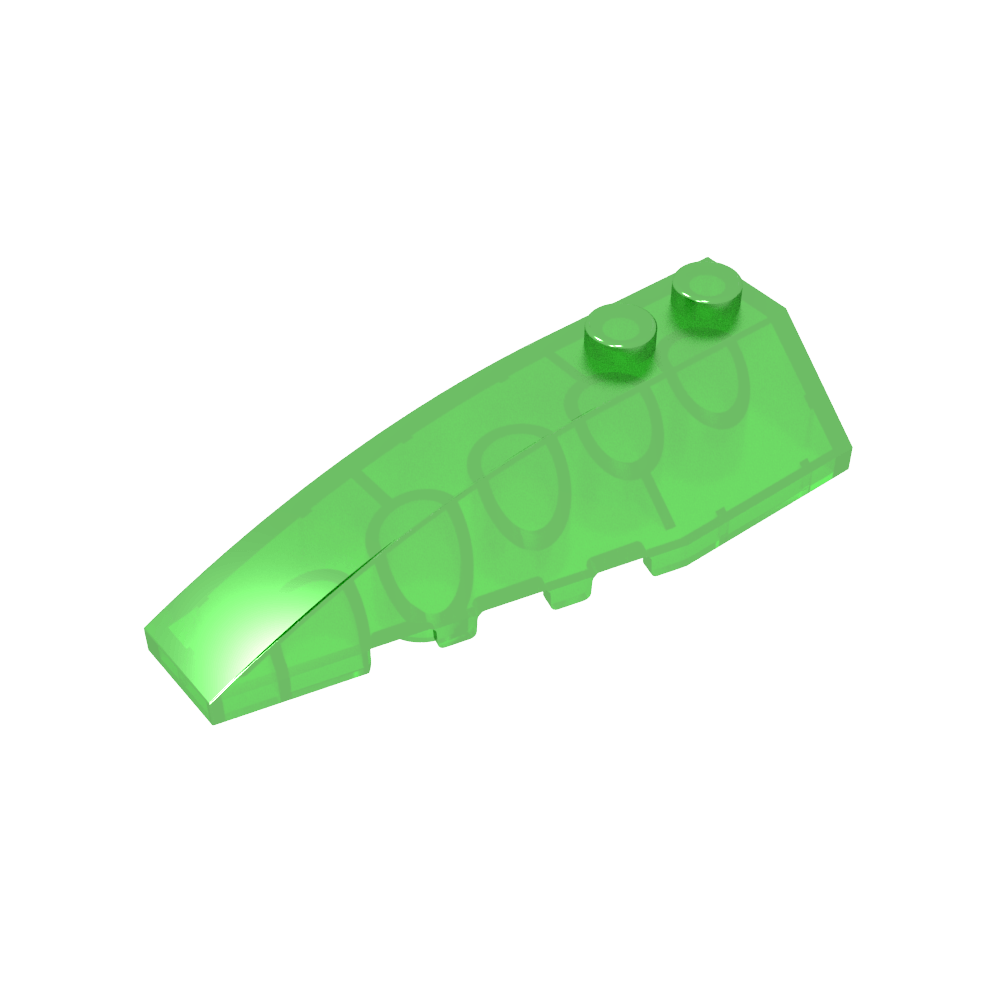 Cuña curva 6 x 2 izquierda-MyGobricksEs