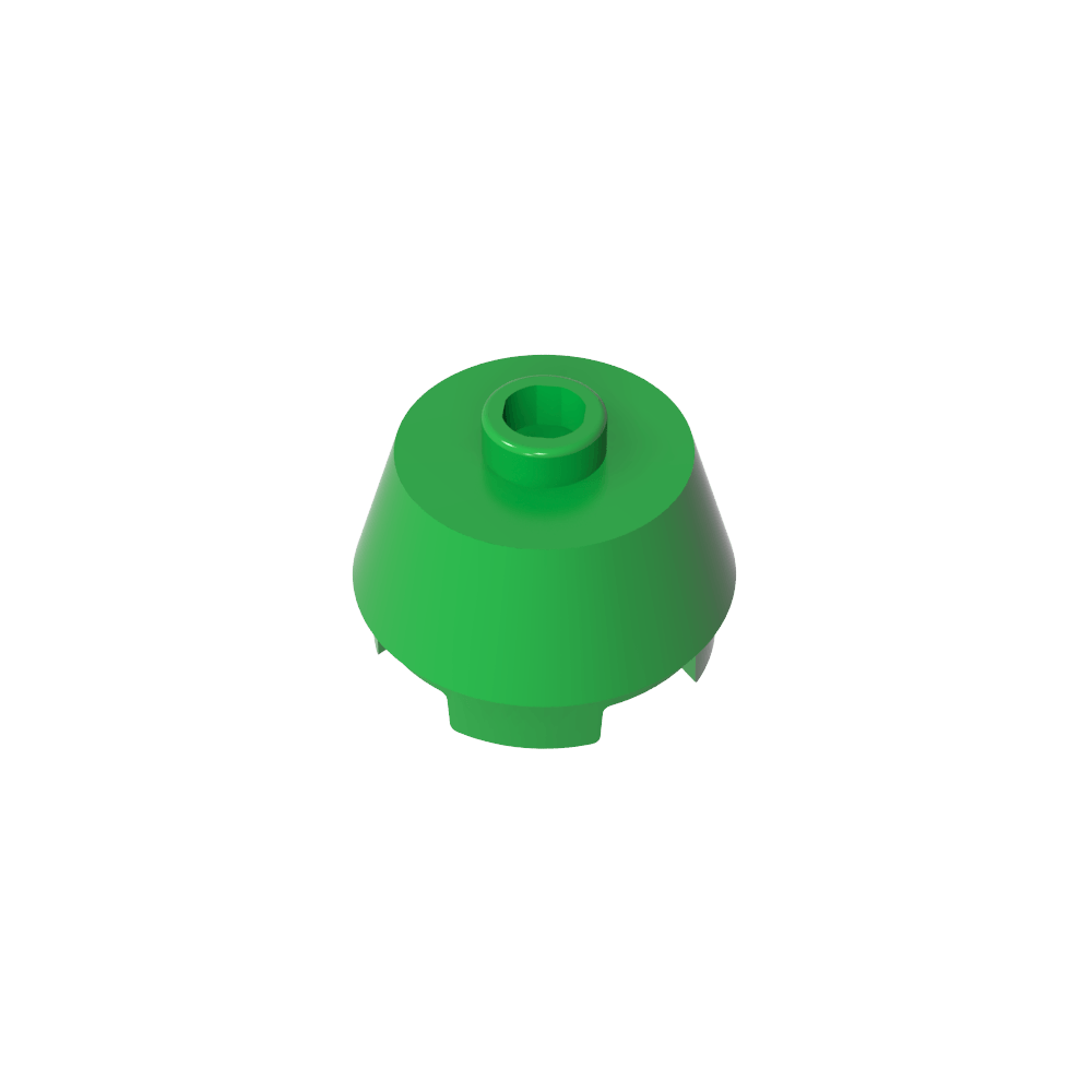 Ladrillo redondo 2 x 2 cono truncado-MyGobricksEs