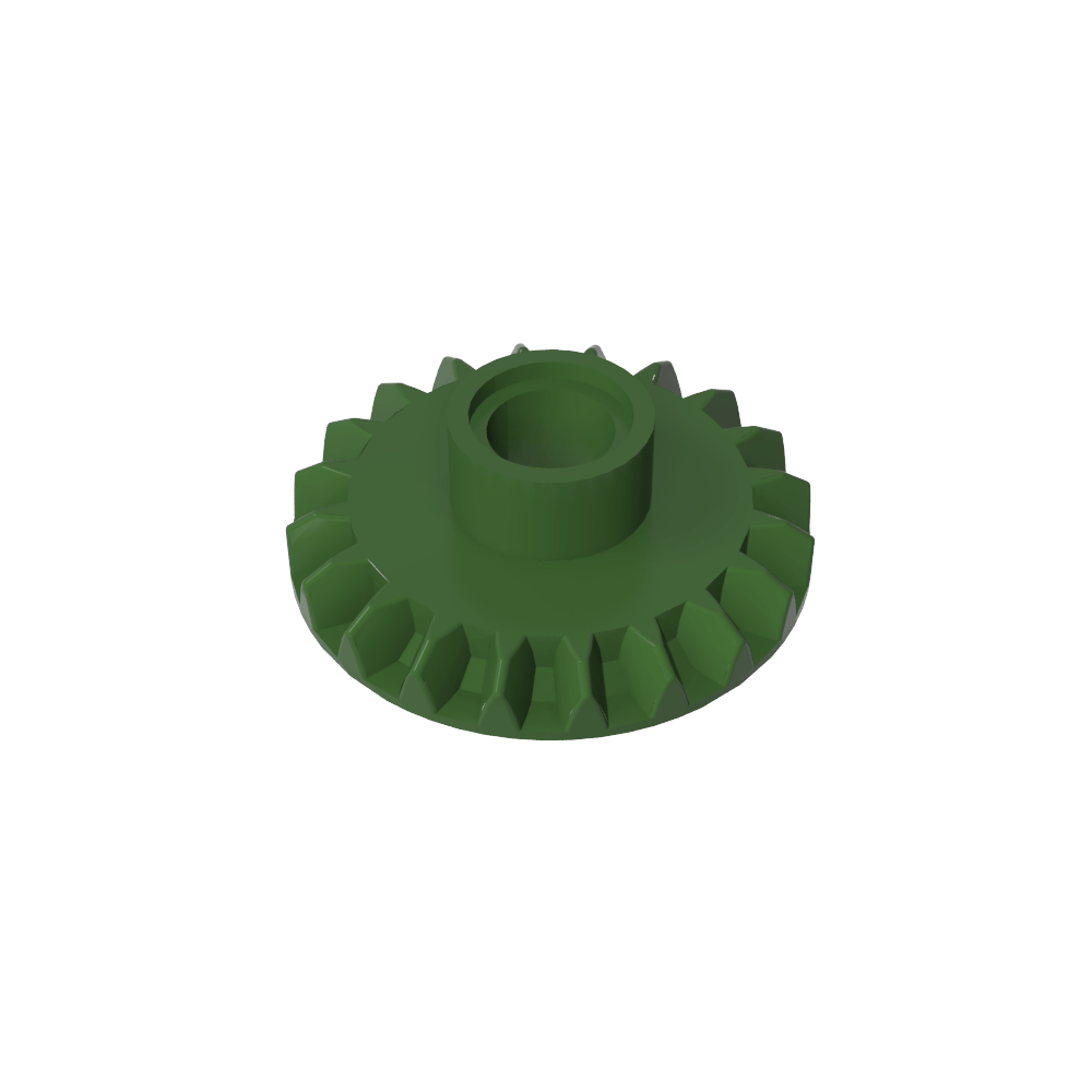 Bisel de 20 dientes con orificio para pasador Technic Gear-MyGobricksEs
