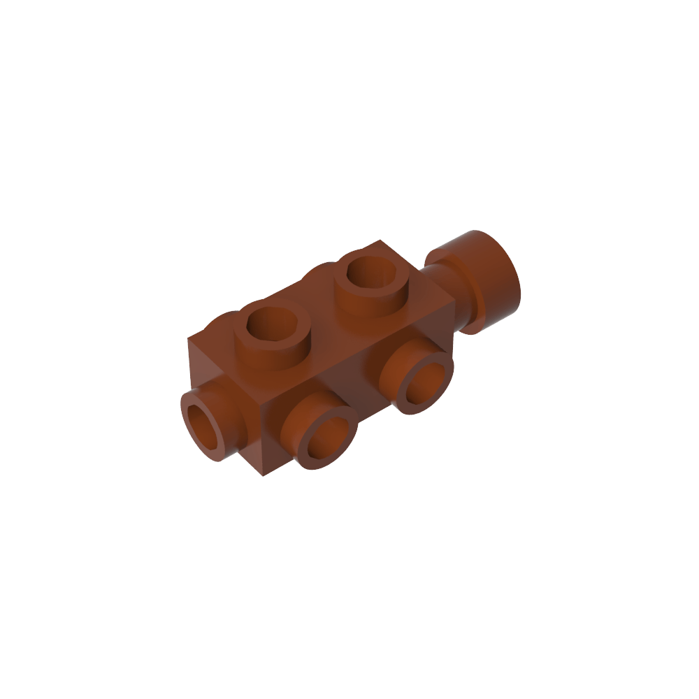 Ladrillo especial 1 x 2 x 2/3 con montantes en los laterales-MyGobricksEs