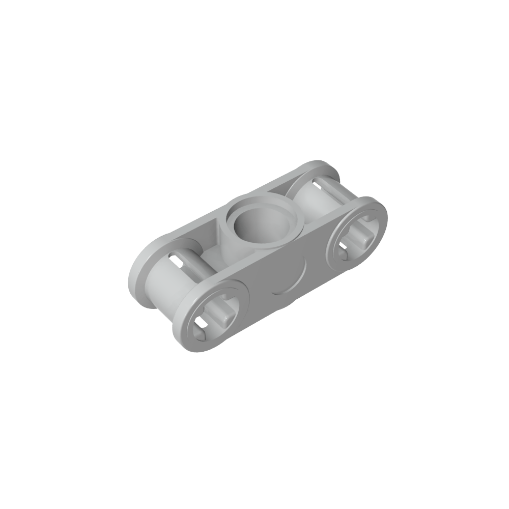 Conector de eje y pasador Technic perpendicular 3L con orificio para pasador central-MyGobricksEs