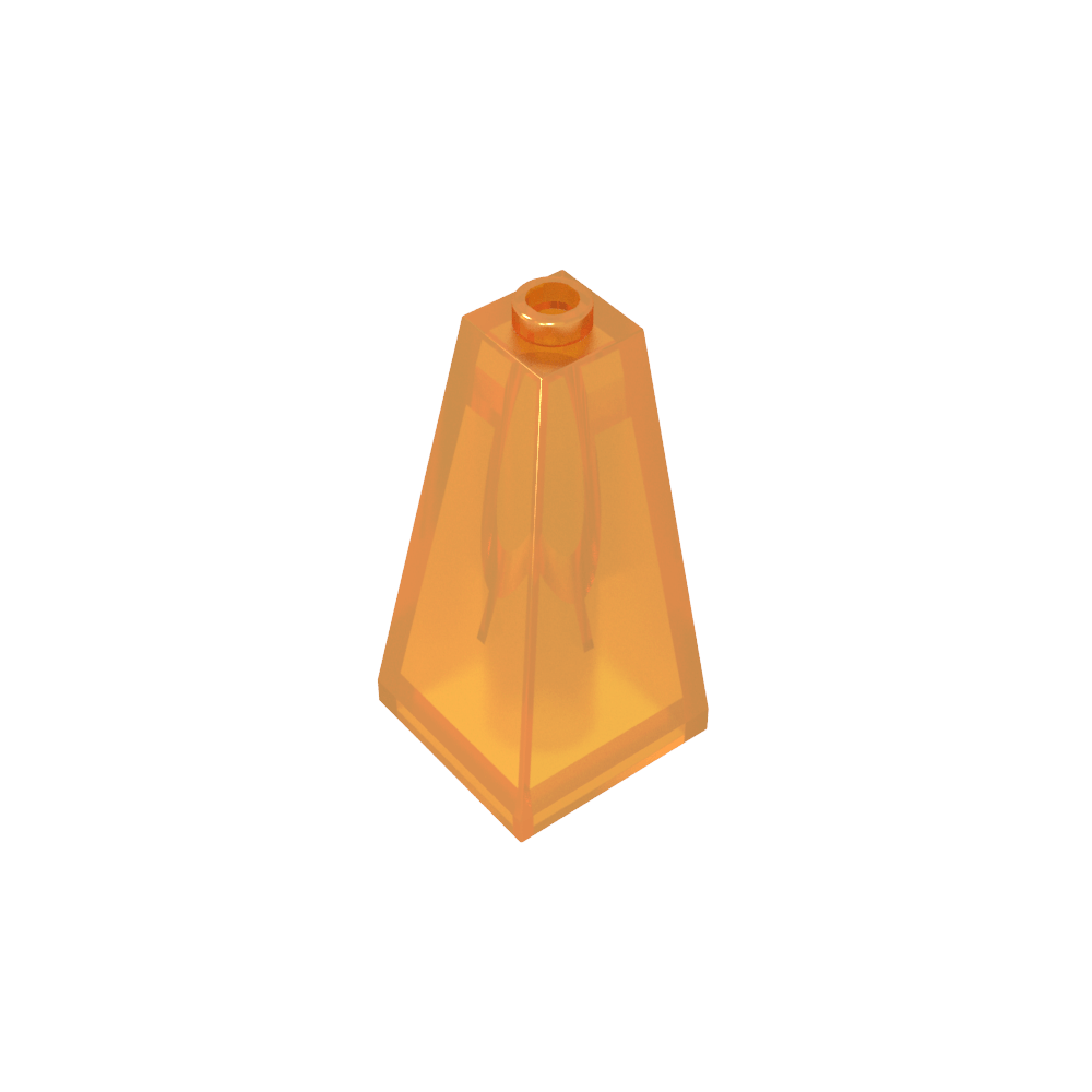 Pendiente 75° 2 x 2 x 3 Doble Convexa-MyGobricksEs