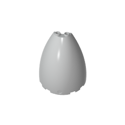 Cono medio 6 x 3 x 6 (paraboloide elíptico)-MyGobricksEs