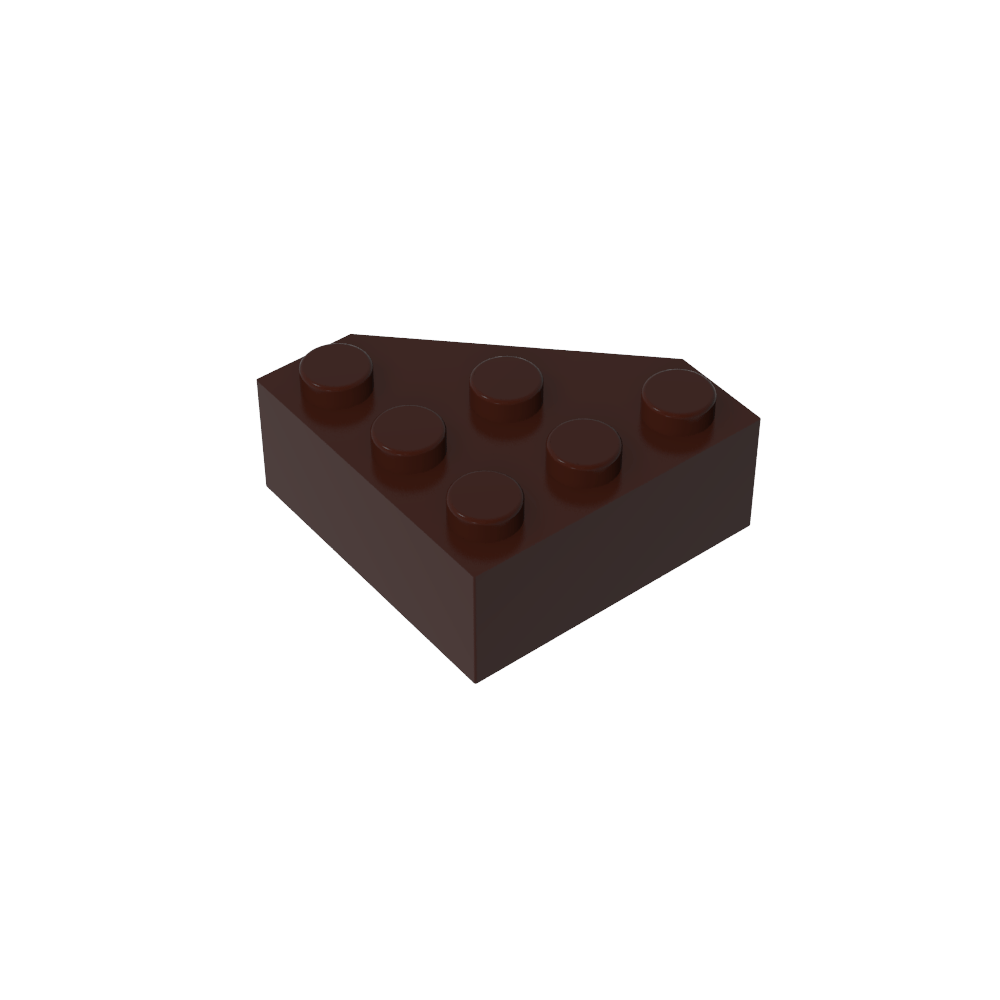 Cuña 3 x 3 Esquina cortada-MyGobricksEs