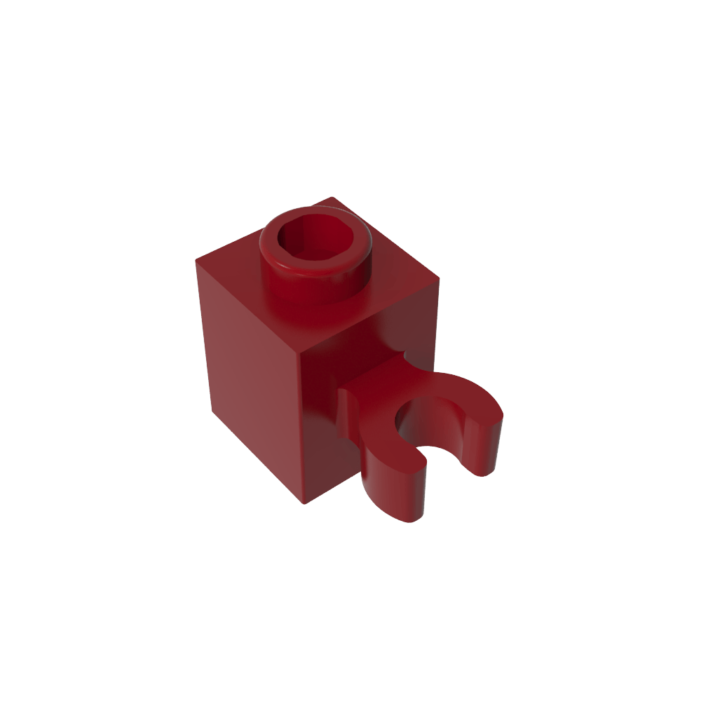 Ladrillo Especial 1 x 1 con Clip Vertical [Clip O Abierto, Perno Hueco]-MyGobricksEs