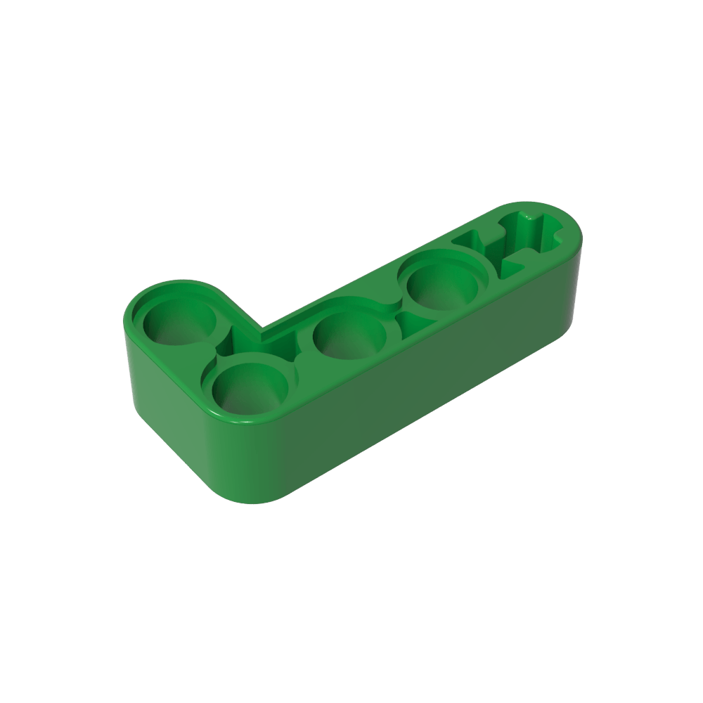 Viga técnica 2 x 4 en forma de L gruesa-MyGobricksEs