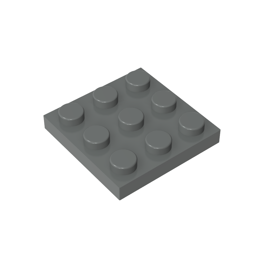 Placa 3 x 3-MyGobricksEs